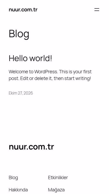 Screenshot of nuur.com.tr