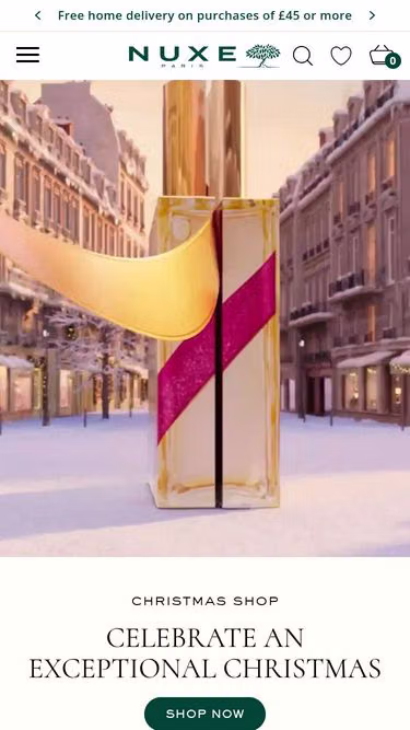 Screenshot of nuxe.uk
