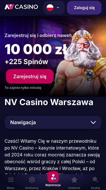 Screenshot of nv-casino.waw.pl