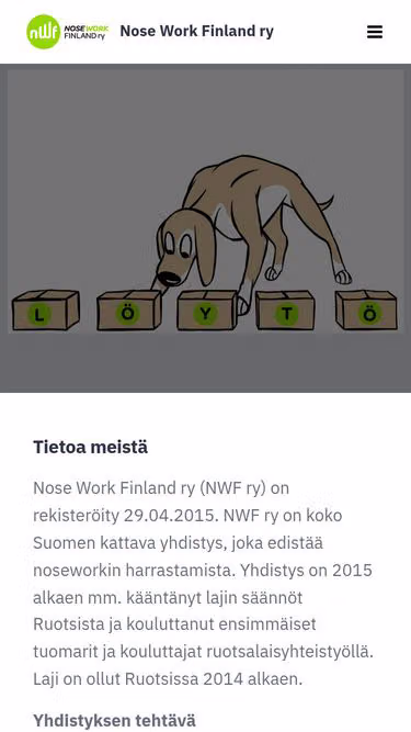 Screenshot of nwf.fi