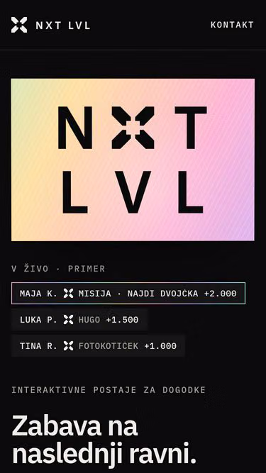 Screenshot of nxtlvl.si