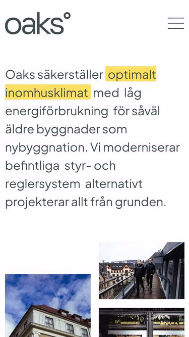 Screenshot of oaks.se