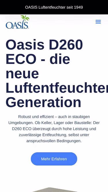 Screenshot of oasis.ch