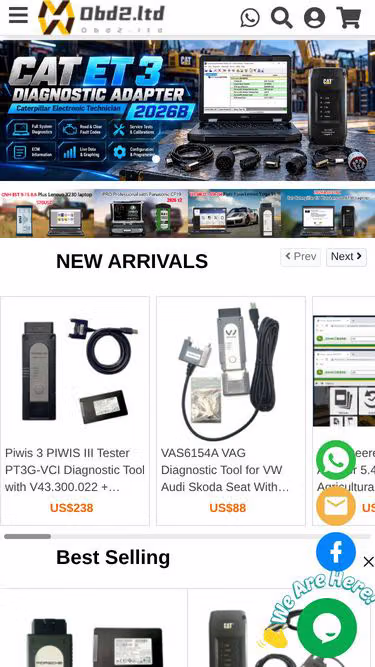 Screenshot of obd2.ltd