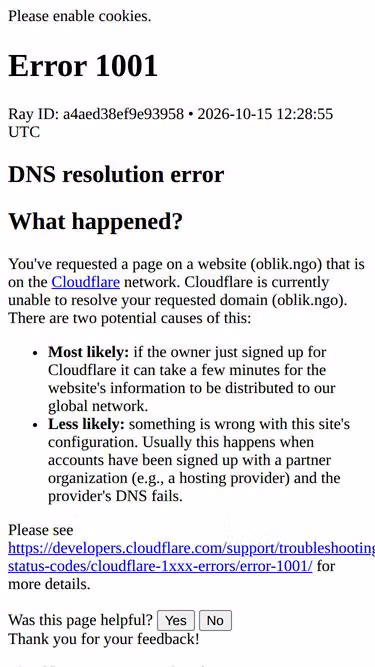 Screenshot of oblik.ngo