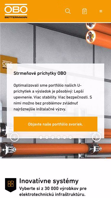 Screenshot of obo.sk