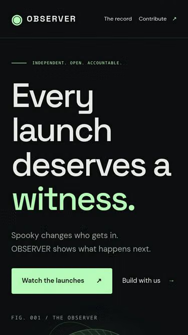 Screenshot of observer.place