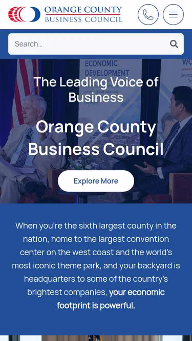 Screenshot of ocbc.org