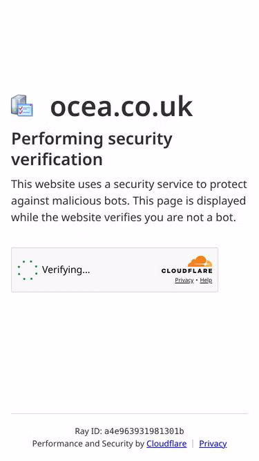 Screenshot of ocea.co.uk