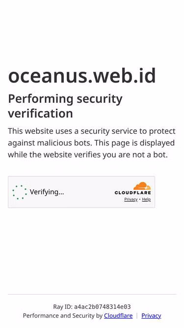 Screenshot of oceanus.web.id