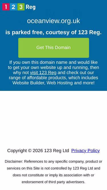 Screenshot of oceanview.org.uk