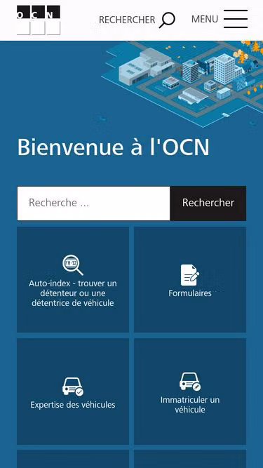 Screenshot of ocn.ch