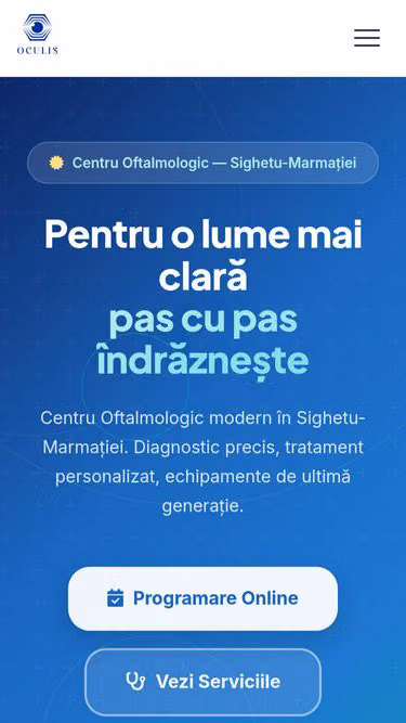 Screenshot of oculis.ro