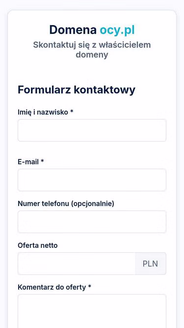 Screenshot of ocy.pl