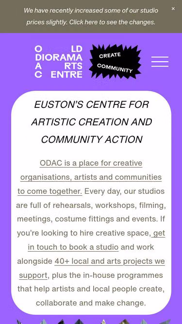 Screenshot of odac.uk