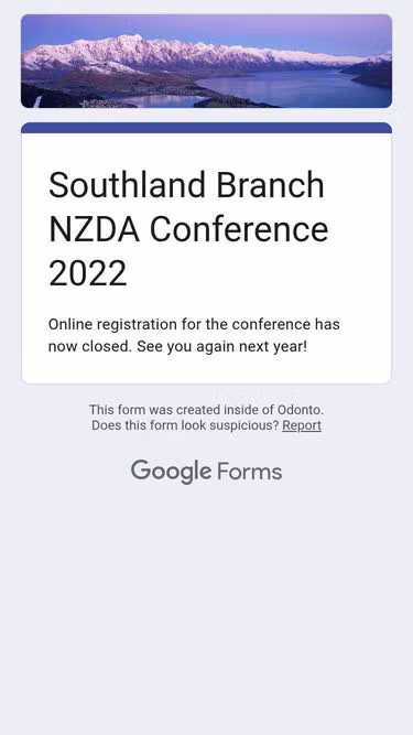 Screenshot of odonto.nz