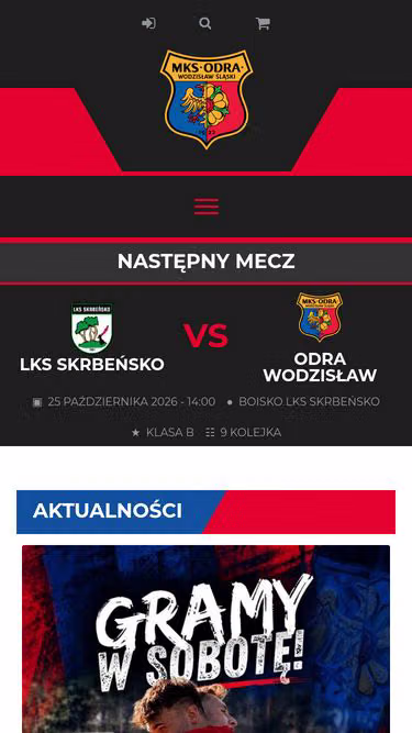 Screenshot of odra.wodzislaw.pl