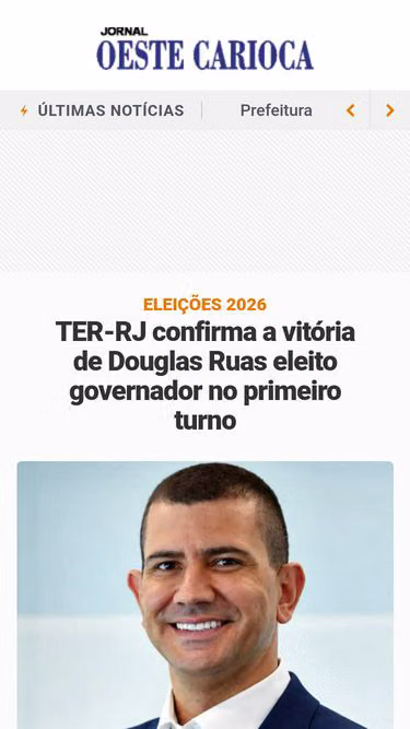 Screenshot of oeste.jor.br
