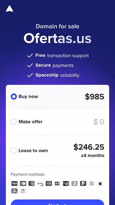 Screenshot of ofertas.us
