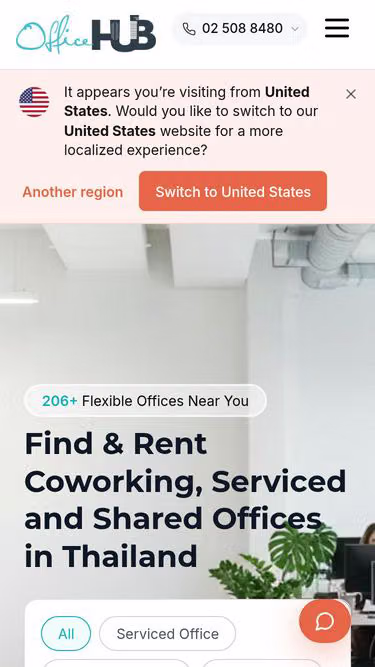 Screenshot of office-hub.co.th