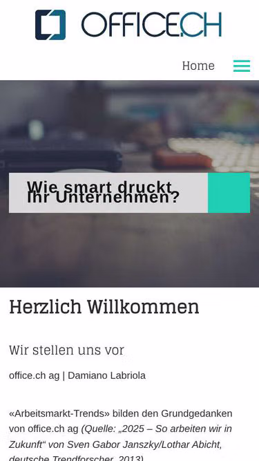 Screenshot of office.ch