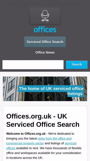 Screenshot of offices.org.uk
