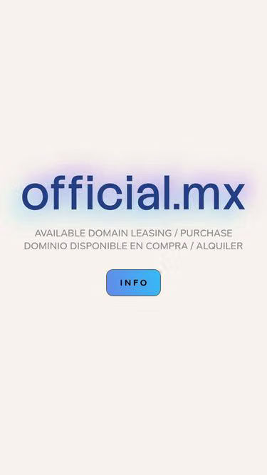 Screenshot of official.mx