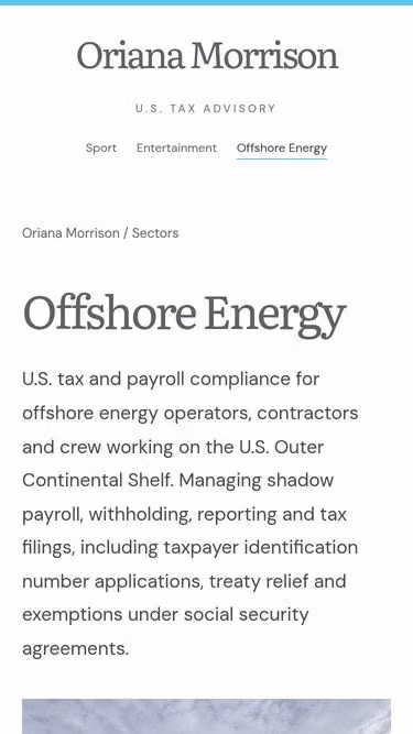 Screenshot of offshore.tax