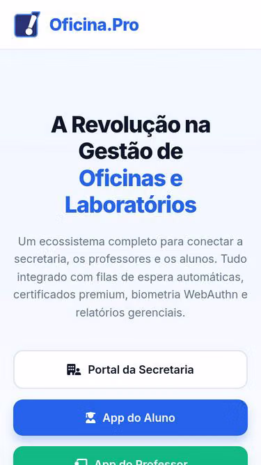 Screenshot of oficina.pro.br