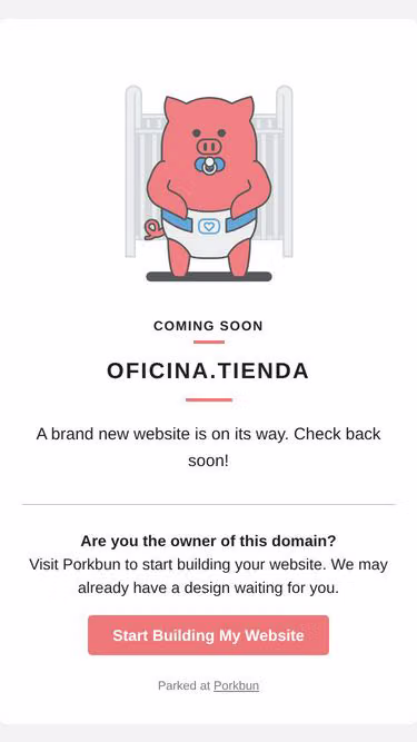 Screenshot of oficina.tienda