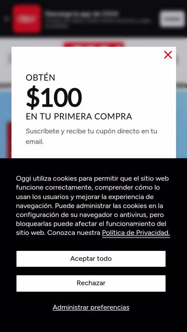 Screenshot of oggi.com.mx