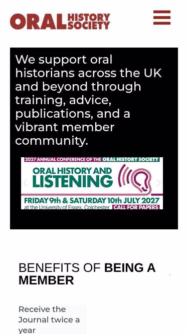 Screenshot of ohs.org.uk