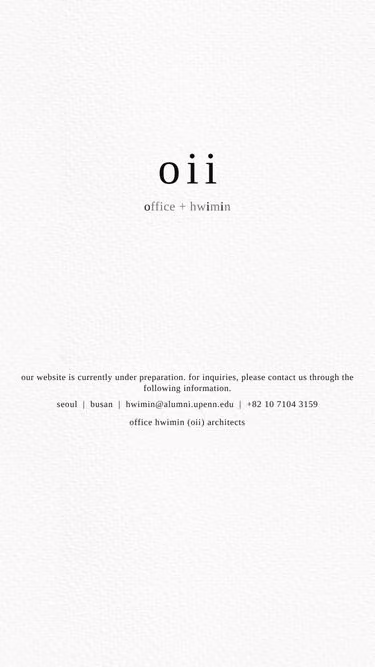 Screenshot of oii.kr
