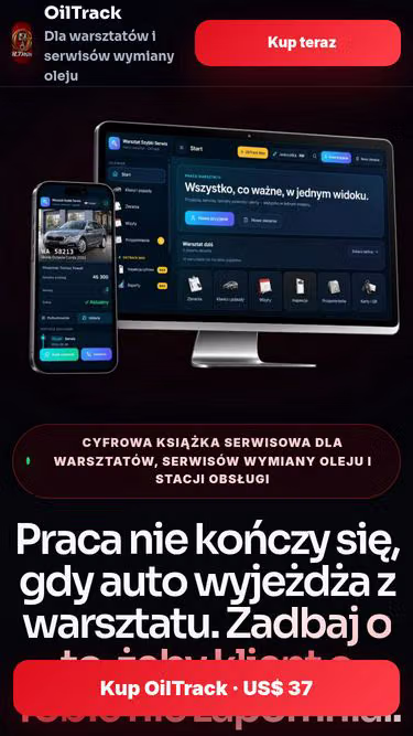 Screenshot of oiltrack.pl