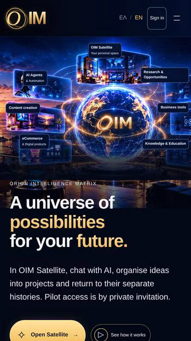 Screenshot of oim.world