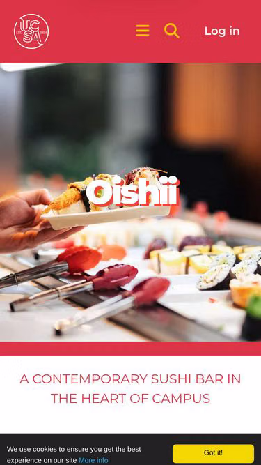 Screenshot of oishii.co.nz