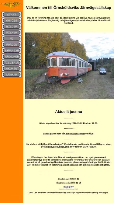 Screenshot of ojs.nu