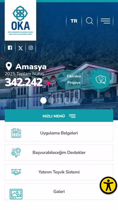 Screenshot of oka.org.tr