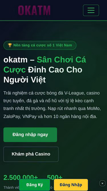 Screenshot of okatm.pro