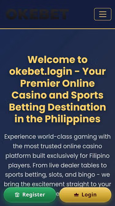 Screenshot of okebetlogin.app