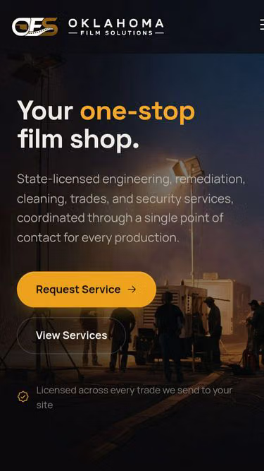 Screenshot of oklahoma.film