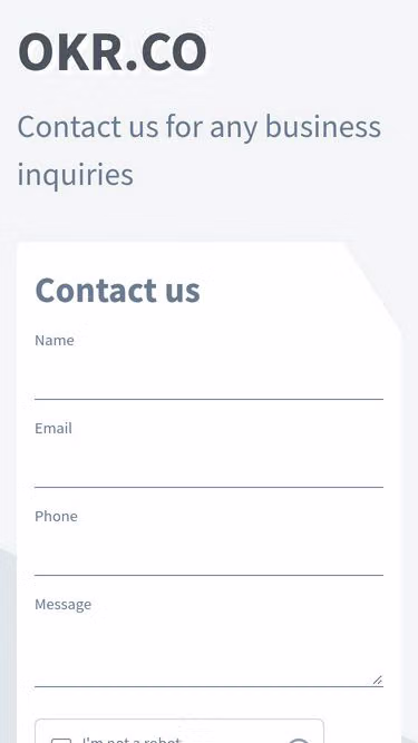 Screenshot of okr.co
