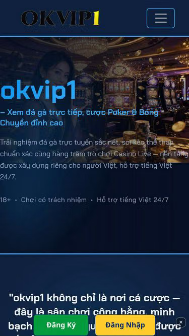Screenshot of okvip1.cam