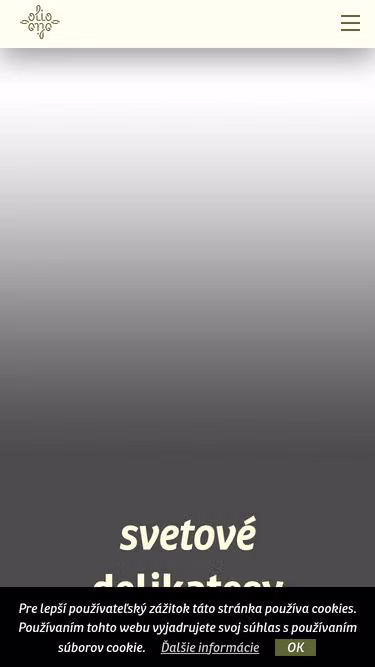 Screenshot of olio.sk