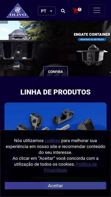 Screenshot of olivo.ind.br