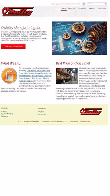 Screenshot of omalley.com