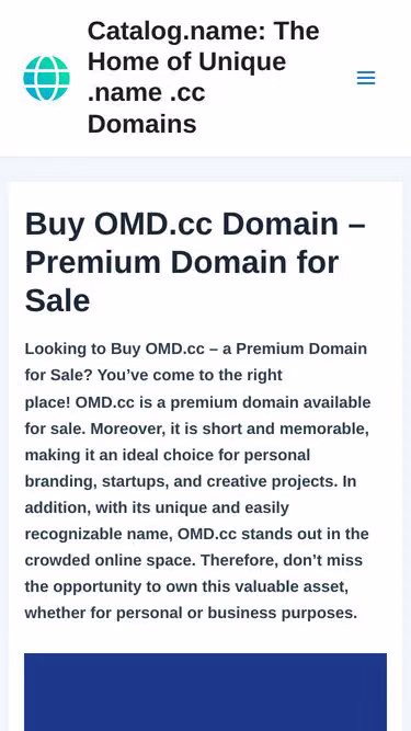 Screenshot of omd.cc