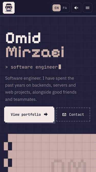 Screenshot of omid.pro