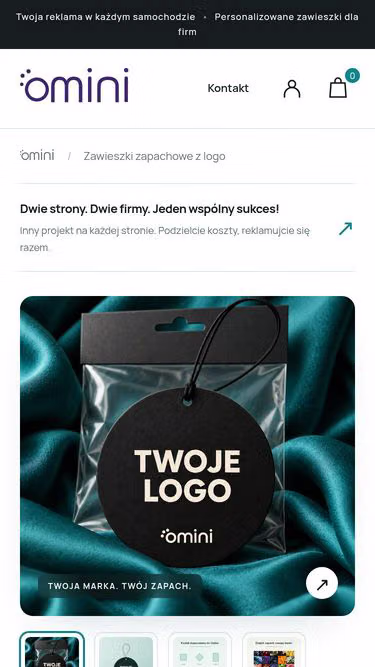 Screenshot of omini.eu