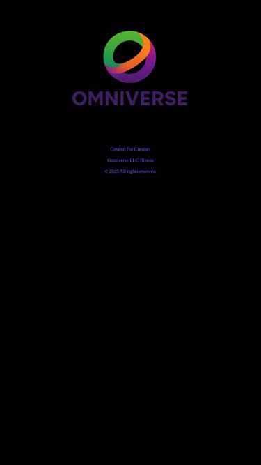Screenshot of omniverse.com